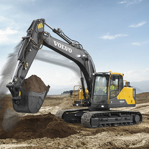 Mittelgroßer Bagger - EC180E - Volvo Construction Equipment Germany GmbH - auf Raupen / drehbar / ergonomisch
