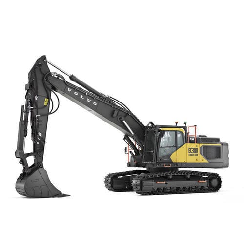 Großformatiger Bagger - EC300 - Volvo Construction Equipment Germany GmbH - auf Raupen / Abbruch / Standard