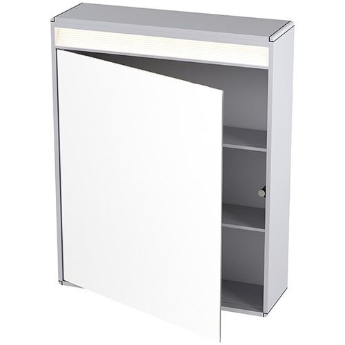 Badezimmerschrank mit Spiegel / mit integrierter Beleuchtung - 8511 11 - ODF Paris - modern / Aluminium / wandmontiert