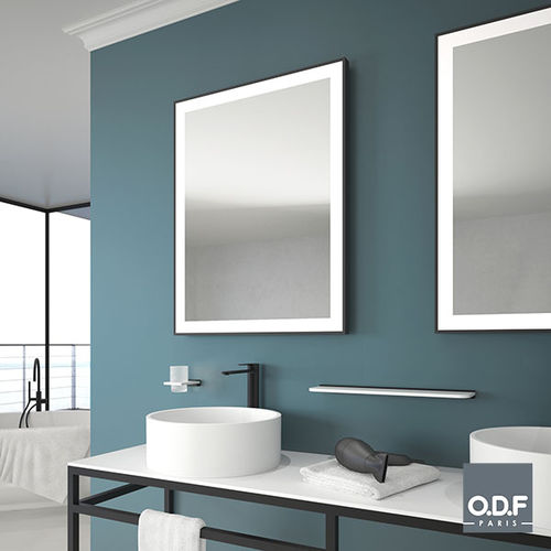 Wandmontierter Spiegel für Badezimmer - 7165 01 24 - ODF Paris - für Hotels / modern / rechteckig