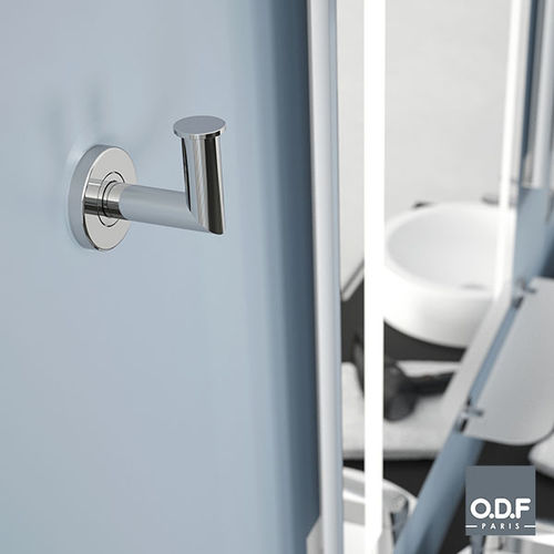 Moderner Garderobenhaken - 7291 01 01 - ODF Paris - verchromter Messing / individuell / für Badezimmer