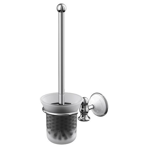 Chrom-Toilettenbürste - 2807 01 40 - ODF Paris - wandmontiert / für Hotels