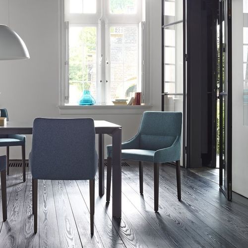 Moderner Sessel - LONG ISLAND - CINNA - Stoff / Schaumstoff / Buche