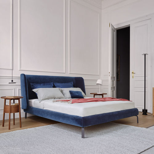 Doppelbett - DESDEMONE - CINNA - modern / Polster / Kopfteil