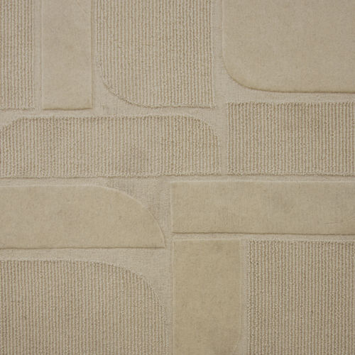 Moderner Teppich - QUIET - CINNA - mit geometrischen Motiven / Neuseelandwolle / rechteckig