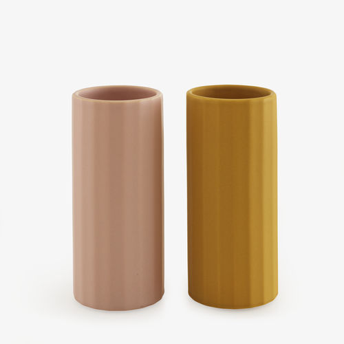 Moderne Vase - DALIA - CINNA - Steingut / Tisch / bodenstehend