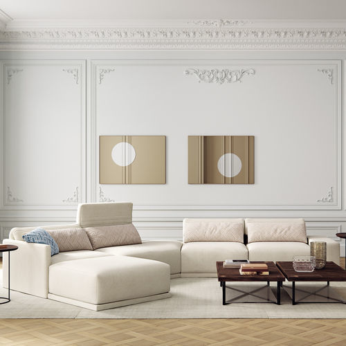Modulsofa - GRAND ANGLE  - CINNA - Eck / modern / Stoff