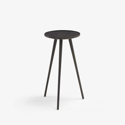 Moderner Beistelltisch - LINDEN - CINNA - Esche / Gestell aus Esche / rund