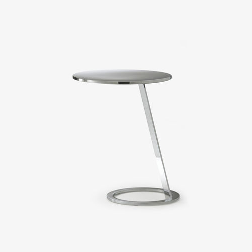 Lampentisch / originelles Design - GOOD MORNING - CINNA - Aluminium / Edelstahl / Gestell aus verchromtem Metall