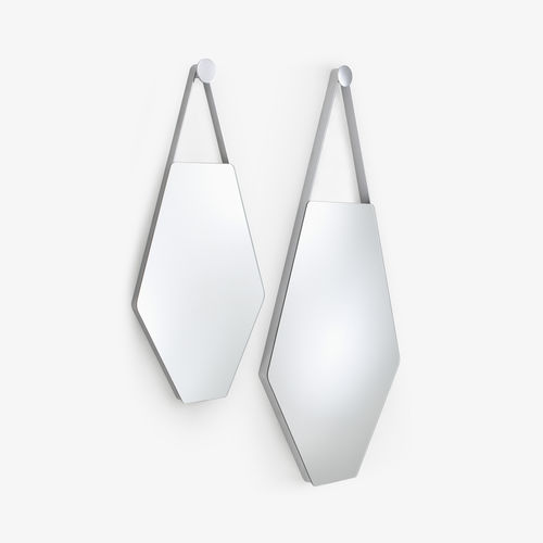Wandmontierter Spiegel - MON BEAU - CINNA - für Gewerbegebrauch / modern / polygonal