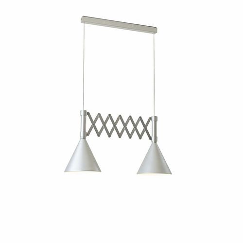 Hängelampe - EXTENSIBLE - CINNA - Aluminium / modern / mit Kabel