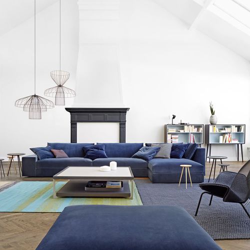 Modulsofa - EXCLUSIF - CINNA - modern / Stoff / Leder