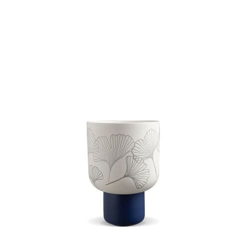 Moderne Vase - GINKO - ROCHE BOBOIS - Steingut / handgefertigt / weiß