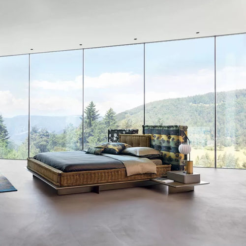 Schwebebett - MAH JONG - ROCHE BOBOIS - Doppelbett / modern / Polster