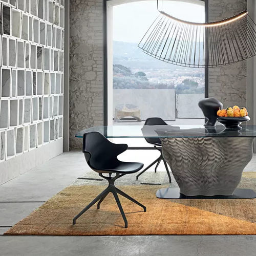 Moderner Bürostuhl - CHISTERA - ROCHE BOBOIS - für den Innenraum / Aluminium / Aluminium