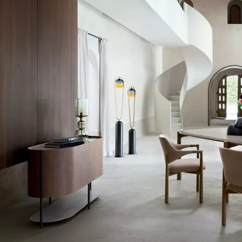 Modernes Sideboard - ELANTA - ROCHE BOBOIS - Eisen / Edelstahl / Keramik