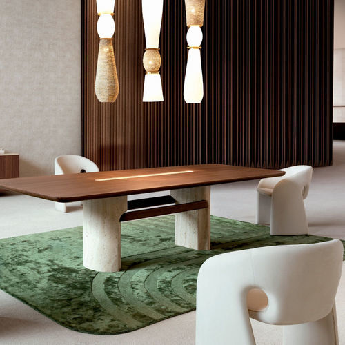 Moderner Teppich - SATORI - ROCHE BOBOIS - Motiv / Neuseelandwolle / Tencel®