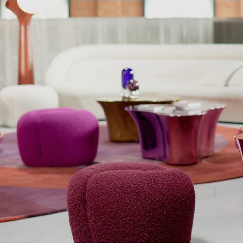 Modernes Sitzkissen - YIN YANG - ROCHE BOBOIS - Stoff / andere Formen / Polster