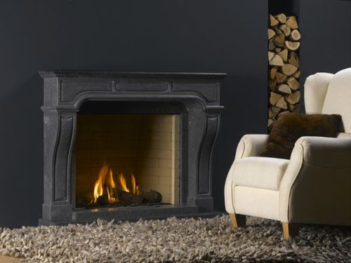 Holzkamin - ITALIAN SLATE - Ardesia Mangini A & D snc - traditionell