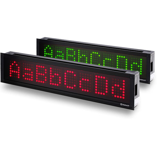 Wandmontierter Werbeträger - SX202 - Siebert Industrieelektronik GmbH - für den Innenraum / LED / digital