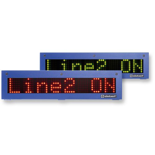 Wandmontierter Werbeträger - SX302 - Siebert Industrieelektronik GmbH - für den Innenraum / LED / digital