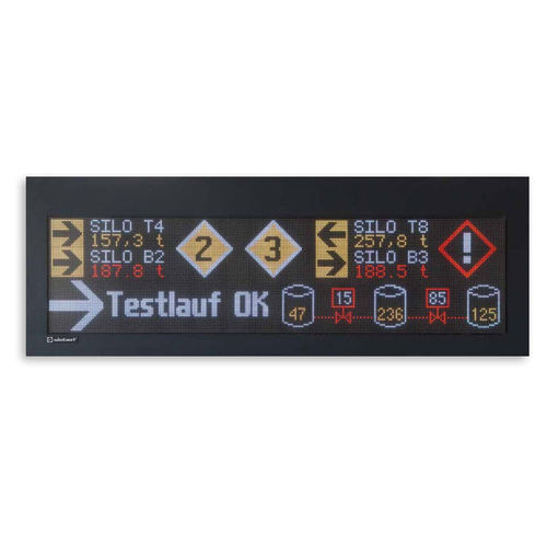 Wandmontierter Werbeträger - XC55 - Siebert Industrieelektronik GmbH - für Außenbereich / LED / Edelstahl