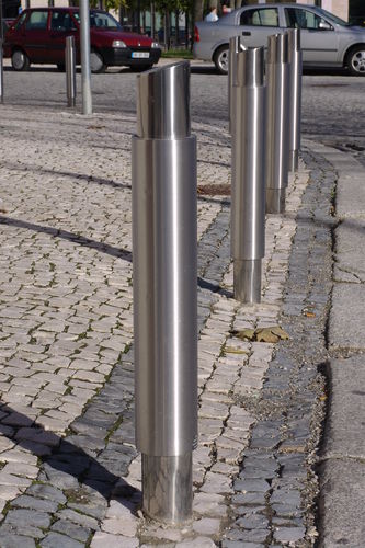 Sicherheits-Sperrpfosten - KIKO - EUROBOLLARD - stationär / Edelstahl / hoch