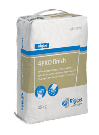 Putz für Verfugung - SWISSLINE : 4PRO FINISH - Saint Gobain Rigips - für Trennwand / Gips