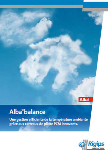 Gipsblock - ALBA®BALANCE - Saint Gobain Rigips