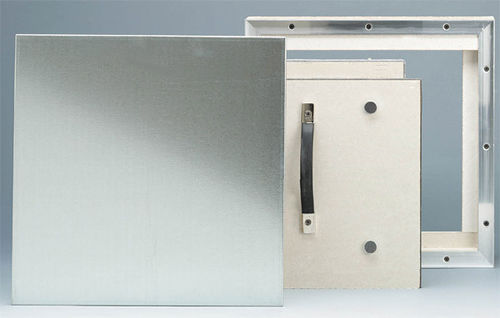 Revisionsklappe für Wand - RIGITOP® - Saint Gobain Rigips - für abgehängte Decken / quadratisch / Metall