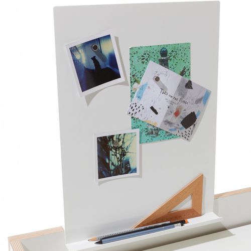 Magnettafel - FLAI - Mueller Moebelwerkstätten - weiß / Desktop / Stahl