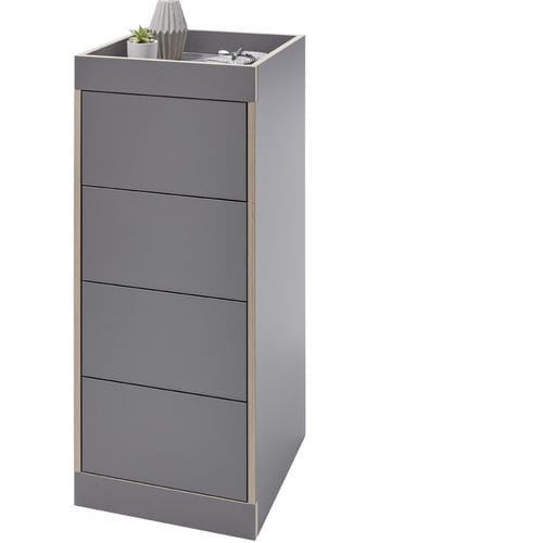 Moderner Chiffonnier - FLAI  - Mueller Moebelwerkstätten - Birke / Sperrholz / weiß