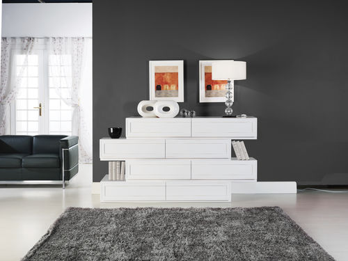 Moderne Kommode - Q-BOX ROSSO 9698 - F.LLI MIRANDOLA SAS - Holz / nicht angegeben / weiß