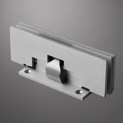 Scharnier für Glastür - EUROPA - Guidotti - Aluminium / Federdruck / mit selbstschließendem System