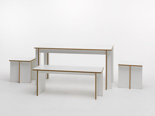 MDF-Hocker - Tojo hocker - Tojo - Laminat / für Events / Contract