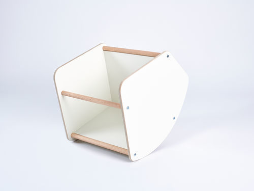 Moderner Hocker - Tojo multi - Tojo - Buche / Schaukel / mit Stauraum