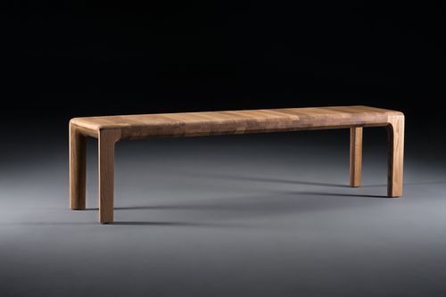 Moderne Bank - INVITO - Artisan Solid Wood Furniture - Eiche / Nussbaum / Ahornholz