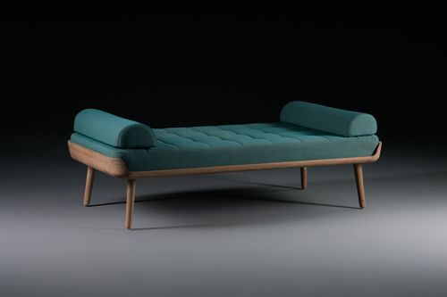 Moderne Récamiere - THOR - Artisan Solid Wood Furniture - Stoff / Eiche / Ahornholz