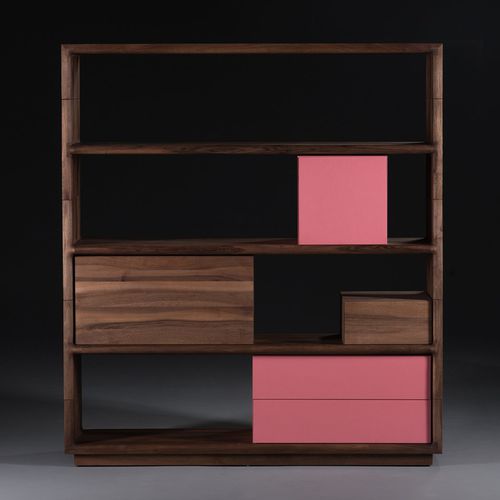 Modulregal - AGILIS - Artisan Solid Wood Furniture - modern / Eiche / Nussbaum