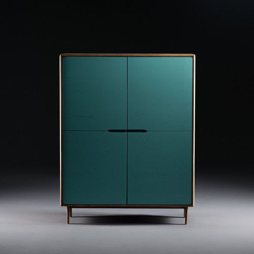 Hohes Sideboard - INVITO - Artisan Solid Wood Furniture - modern / Massivholz / weiß