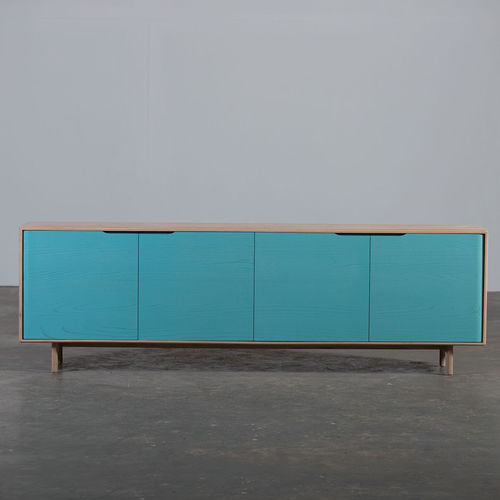 Modernes Sideboard - INVITO - Artisan Solid Wood Furniture - Eiche / Nussbaum / Massivholz