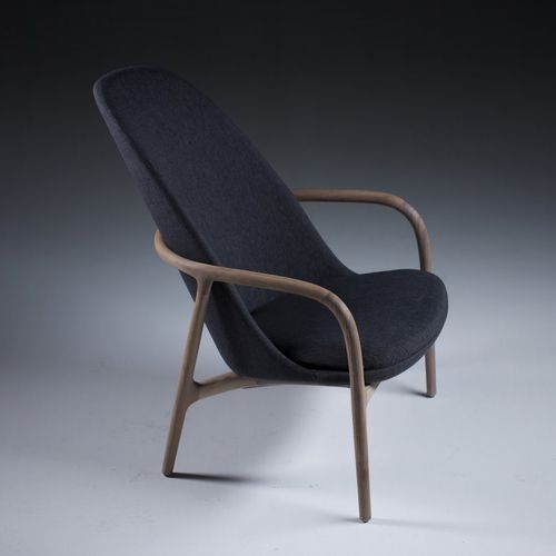 Moderner Sessel - NEVA - Artisan Solid Wood Furniture - Leder / Stoff / Eiche