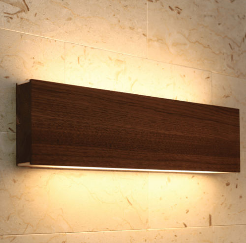 Moderne Wandleuchte - LED120 - Tunto - für Außenbereich / Eiche / Nussbaum
