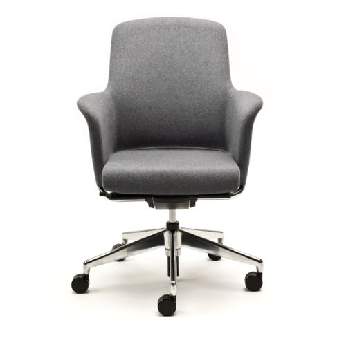 Moderner Bürosessel - RHAPSODY : RH900 - Senator - Leder / Stoff / höhenverstellbar