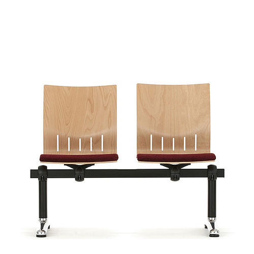 Holz-Traversenbank - ISIS SERIES - Senator - Zweisitzer / für den Innenraum