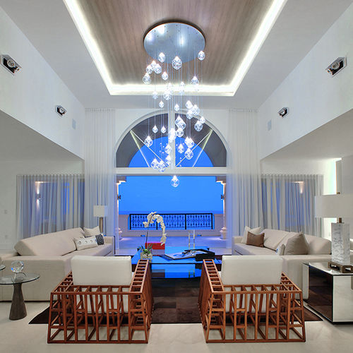 Moderner Kronleuchter - BREATH : CLOUD - Shakuff - exotic glass lighting & decor - geblasenes Glas / für Gewerbegebrauch / LED