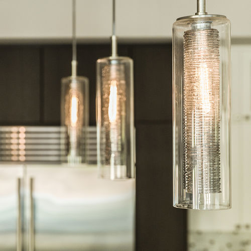 Hängelampe - BREATH: NAVA - Shakuff - exotic glass lighting & decor - Metall / geblasenes Glas / modern