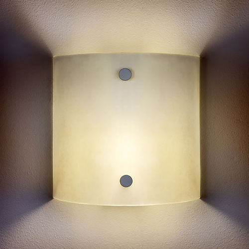 Moderne Wandleuchte - PELEG: HORIZON SCONCE - Shakuff - exotic glass lighting & decor - für den Innenraum / Glas / gebogen