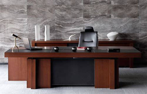 Chefschreibtisch - ARMADA - Burotime Office Furniture - modern / Holz / mit Stauraum
