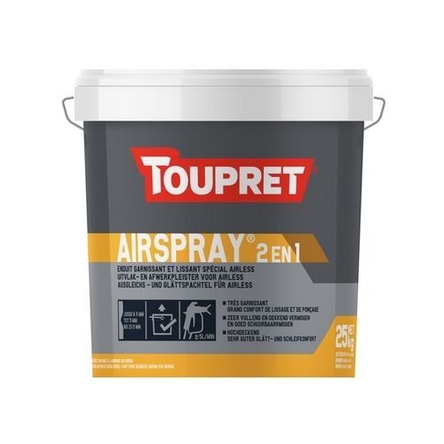 Dekorputz - AIRSPRAY 2 IN 1 SANEO® - TOUPRET - Glätt / für den Innenraum / für Wand